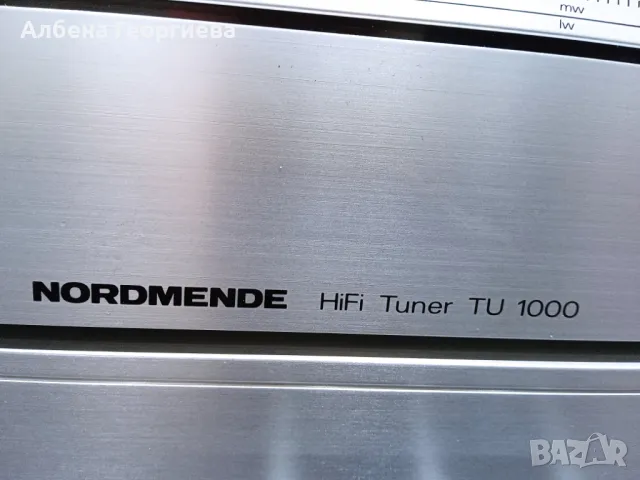 Стерео система NORDMENDE HI-FI TUNER TU 1000, снимка 2 - Ресийвъри, усилватели, смесителни пултове - 48067458