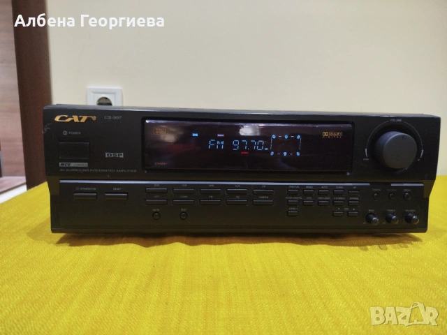 Усилвател с тунер  CAT CS - 907 -120 W, снимка 12 - Ресийвъри, усилватели, смесителни пултове - 53925996