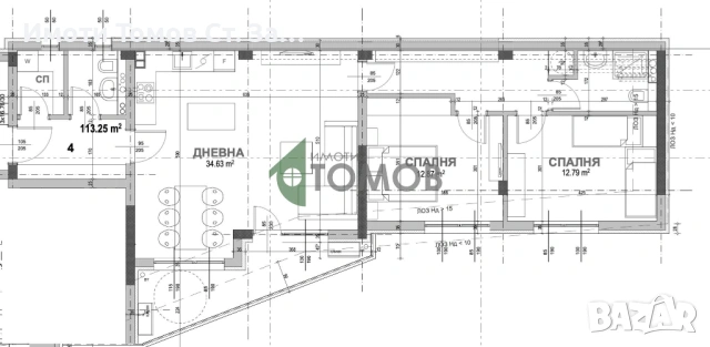 Тристаен апартамент в кв. Самара 2 /БЕЗ КОМСИОННА/, снимка 3 - Апартаменти - 53020700