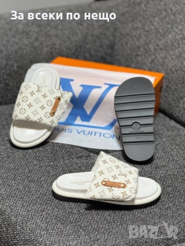 Louis Vuitton Дамски Чехли Луис Витон - Различни Цветове Код E1353, снимка 4 - Чехли - 53970804