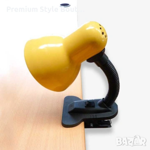 Настолна лампа със щипка с цветове за всеки стил Кага, Е27