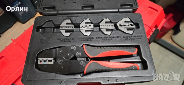 Клещи за кербоване със сменяеми щанци, NB-CRIMPSET05