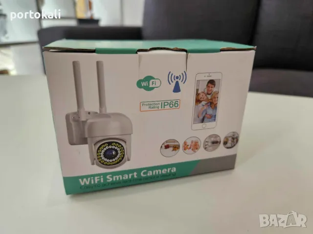 +Гаранция! 5V! WIFI Wi-fi безжична Камера за наблюдение въртяща, 12MP 4K ICSEE А13 ULTRA HD, снимка 4 - IP камери - 49916507