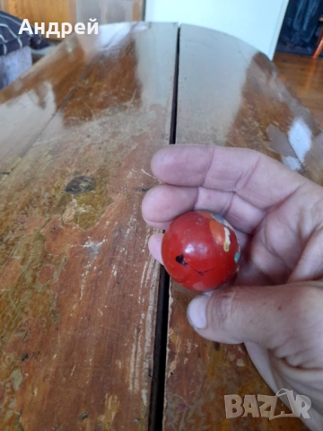 Старо дървено яйце #29, снимка 3 - Други ценни предмети - 53304103