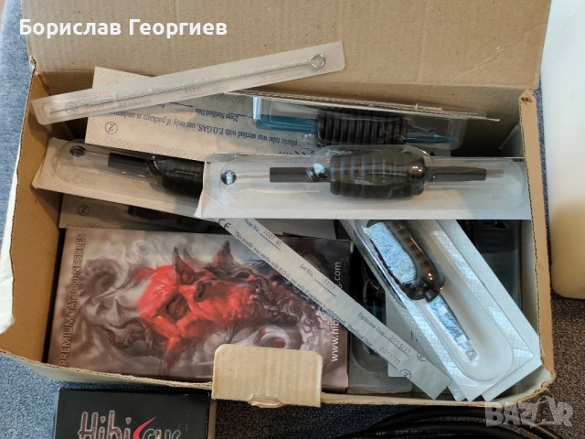 Комплект за татуиране машинки hurricane hp2, снимка 2 - Друго оборудване - 51803245