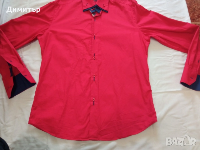 Мъжка официална риза Л размер, снимка 2 - Ризи - 52008066