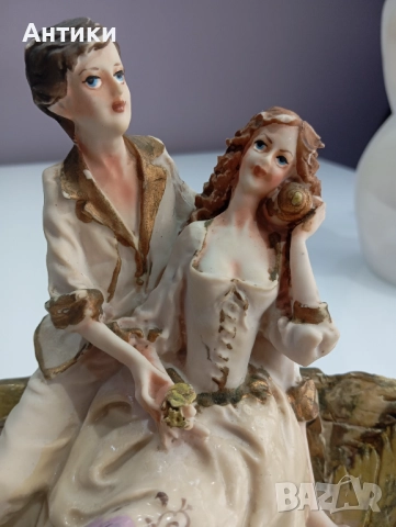 Стара порцеланова фигура Capodimonte колекционерска , снимка 13 - Статуетки - 52661332