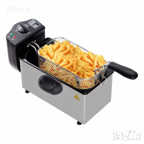 Електрически фритюрник Royalty Line RL-EFT2000, 3 литра, 2000W, снимка 8 - Фритюрници - 51646337