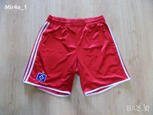 Къси панталони hamburger hsv adidas адидас шорти оригинални футболни мъжки L, снимка 1 - Спортни дрехи, екипи - 46681960