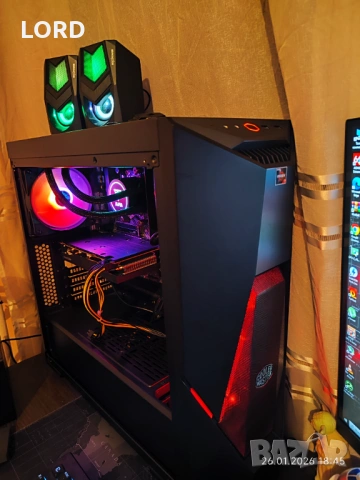 Геймърски Ryzen 7 8700F, RX 7600 8GB, RAM 16GB DDR5, SSD 1TB NVME , снимка 5 - Геймърски - 53237583