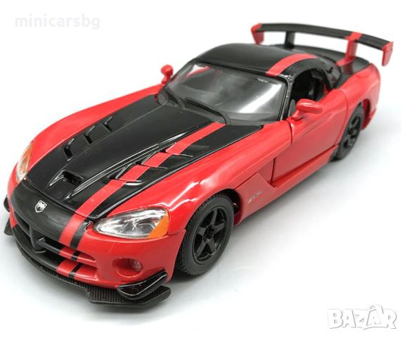 Метални колички: Dodge Viper SRT - Bburago Bijoux , снимка 1 - Колекции - 46691089