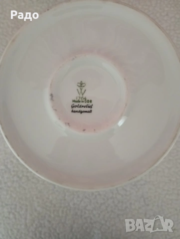 Старинна порцеланова газена - газова лампа - WALLENDORF, снимка 4 - Антикварни и старинни предмети - 50104989