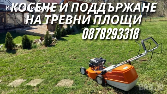 Косене ,почистване и поддържане на дворове,лозя  ливади и райграс 