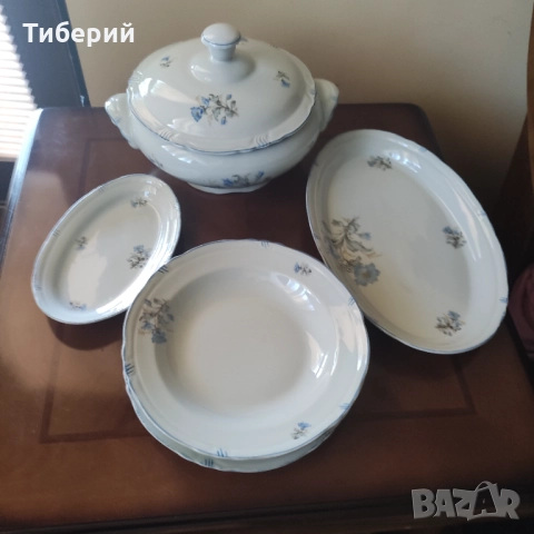 Порцеланов сервиз за хранене, снимка 7 - Сервизи - 52015426