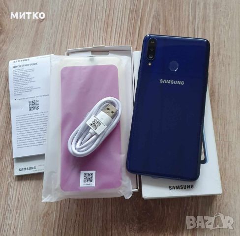 samsung galaxy a20s blue Dual SIM като нов, снимка 2 - Samsung - 45424440