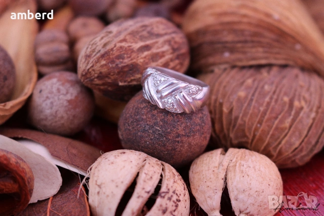 Сребърен пръстен - модел R014, снимка 2 - Пръстени - 53517508