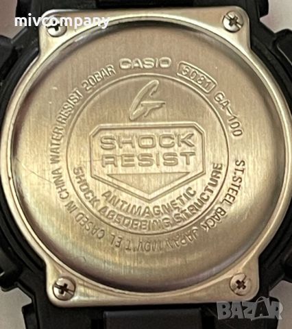 Casio G-Shock GA-100 Black Edition, снимка 3 - Мъжки - 45116379