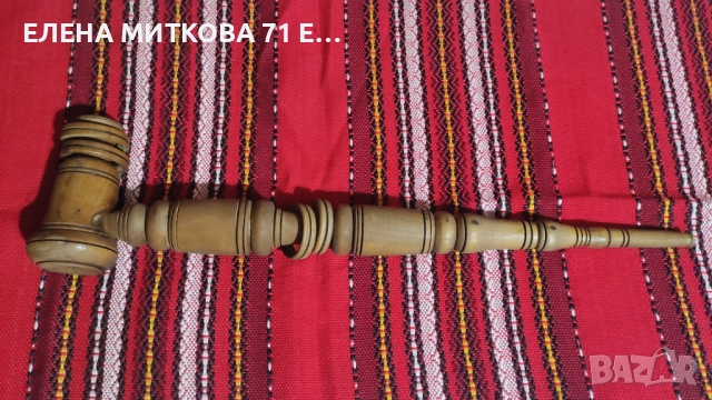 2 стари дървени лули ръчна изработка, снимка 8 - Антикварни и старинни предмети - 52795607