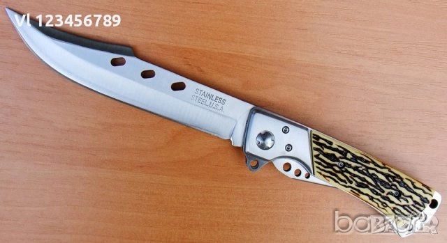 Голям сгъваем нож - 27 см, снимка 2 - Ножове - 52122494