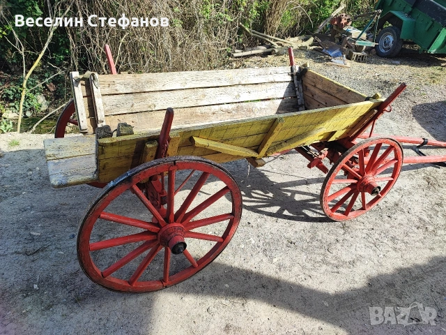 Каруца Стара запазена за декор 