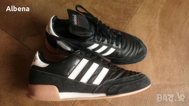 Adidas MUNDIAL GOAL Leather Football Shoes Размер EUR 38 2/3 / UK 5 1/2 за футбол в зала 180-14-S, снимка 3 - Детски маратонки - 46060627