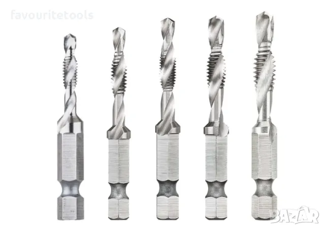 Комплект Dewalt DT50060 свредла метчици 5 бр., снимка 2 - Други инструменти - 50250280