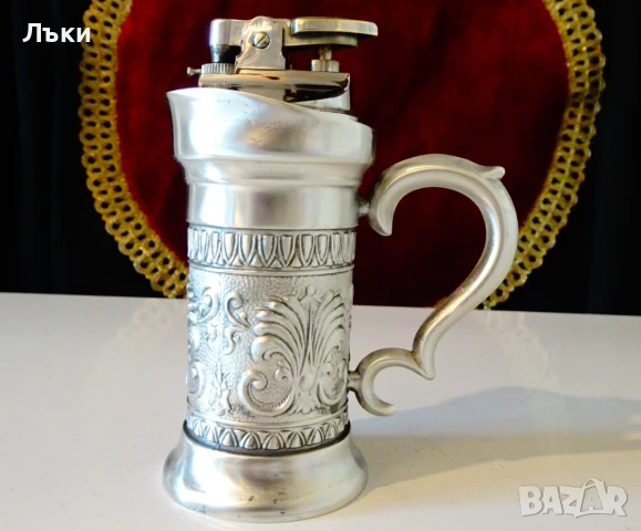 Настолна газова запалка от калай 310 гр. 