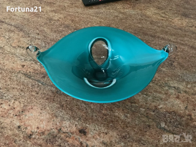 Стъклена Декоративна купа / ваза за дома , снимка 6 - Вази - 54067352