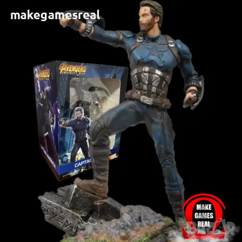 Екшън фигура Avangers Captain America, снимка 1 - Аксесоари - 40352095