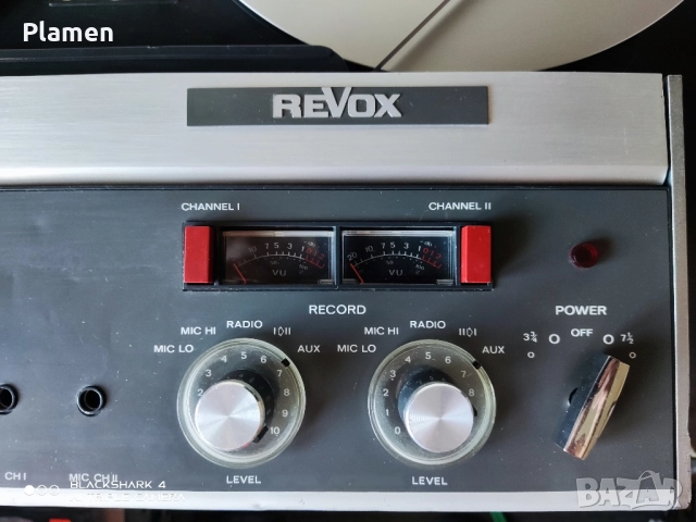 Ролков магнетофон Revox A77 Mk II, двупистов, 3,75-7,5 ips, снимка 3 - Декове - 51497283