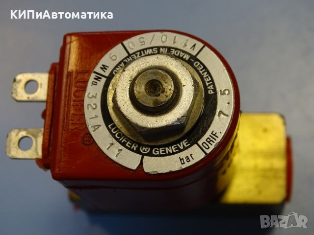 магнет вентил Lucifer 321A 11 valve relay 110V 7.5Bar, снимка 6 - Резервни части за машини - 46112617