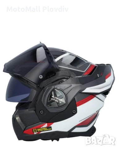 КАСКА LS2 FF901 Advant X Spectrum Black White Red Gloss