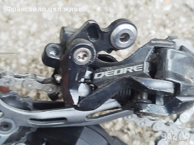 Сет 9 скорости за велосипед колело свалени от 28 цола Shimano deore , снимка 2 - Части за велосипеди - 52865684