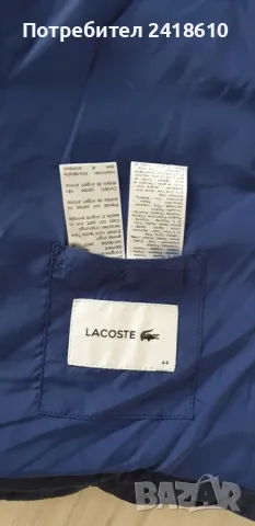 Lacoste  Womens Down Jacket Size 44 / L  ОРИГИНАЛ! Дамско Зимно пухено Яке!, снимка 13 - Якета - 48071434