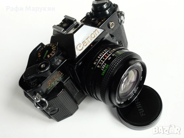 Легендата SLR "CANON AE-1 Program"-черен, тестван, отличен, снимка 3 - Фотоапарати - 54048163