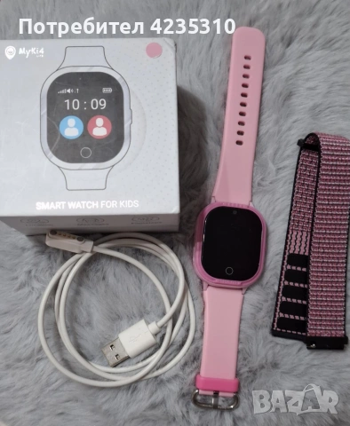 Детски смарт часовник MyKi 4 Lite – розов