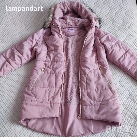 Топло зимно розово яке 