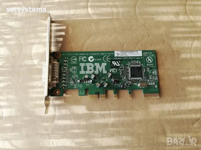 ADD2-R DVI-I Card IBM Thincentre PCI-E, снимка 1 - Други - 48105024