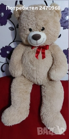 Голям плюшен мечок - 1м.