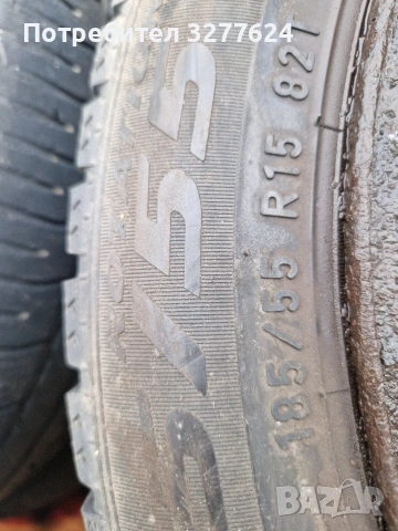 зимни гуми с шипове с железни джанти за VW, снимка 2 - Гуми и джанти - 53504417