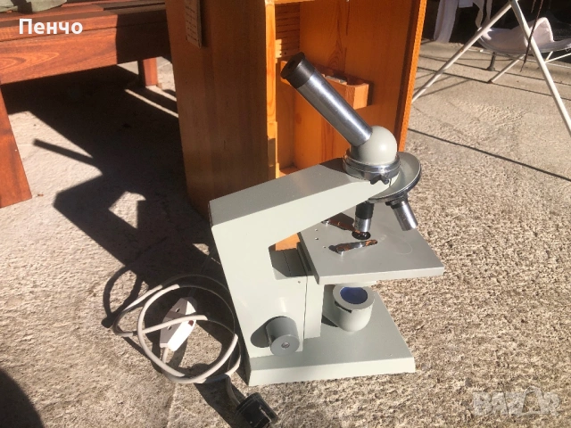 стар професионален микроскоп "CARL ZEISS JENA" - Germany DDR, снимка 6 - Антикварни и старинни предмети - 44208367
