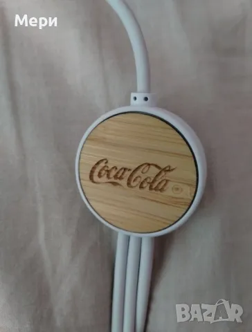 персонализиран кабел RCS от рециклирана пластмаса 5 в 1 локо coca cola , снимка 2 - Резервни части за телефони - 50231279