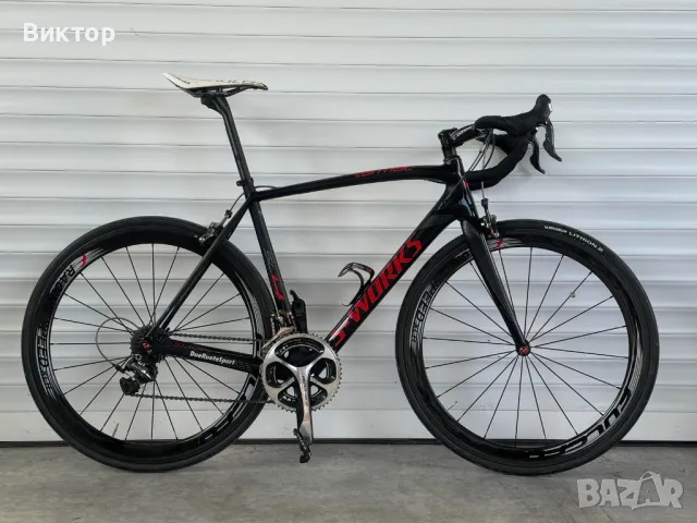 Шосеен Specialized S Works Tarmac , Full Carbon , 56 размер, снимка 5 - Велосипеди - 47393615