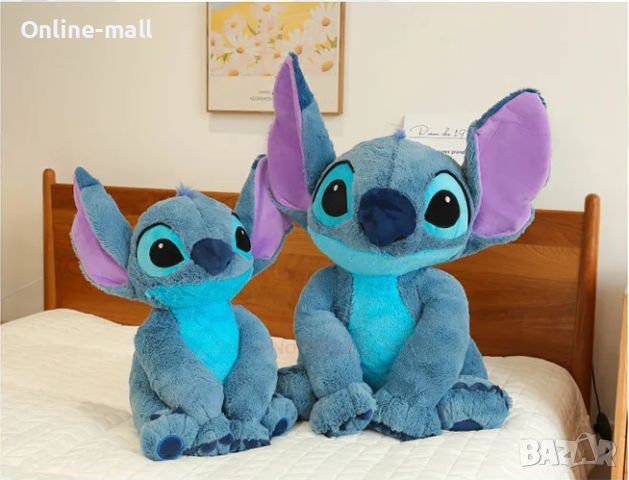 Голям Плюшен Стич, 100см 80см, Плюшени играчки Lilo Stitch, снимка 3 - Плюшени играчки - 46731632