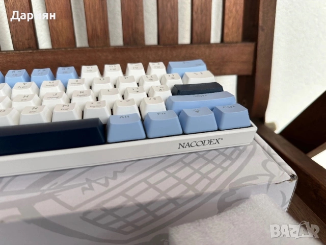 Механична Клавиатура Ajazz x Nacodex NK61 / 60% / Cherry MX Red Switch-ове / Hot swap /, снимка 8 - Клавиатури и мишки - 53541603