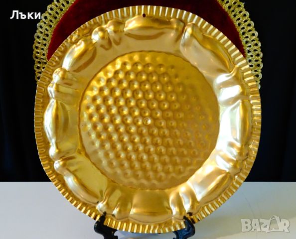 Релефна чиния,плато,пано 21.5 см. , снимка 4 - Антикварни и старинни предмети - 46426891
