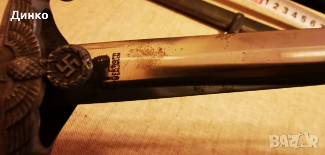 Немски офицерски кортик от ВСВ. , снимка 6 - Антикварни и старинни предмети - 54209640