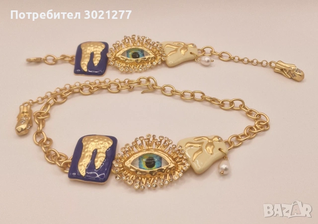 Бижута Скапарели, снимка 2 - Гривни - 53100654