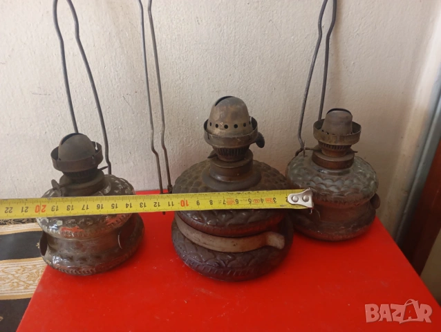 Комплект от три газови лампи, снимка 3 - Други ценни предмети - 54266739