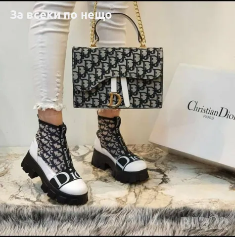 Дамски боти Christian Dior 40 номер, снимка 1 - Дамски боти - 47234378